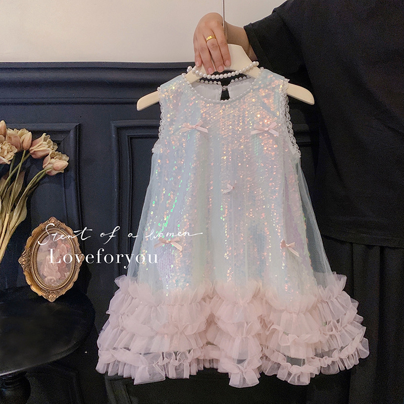 Baby Clothing High End - Mädchen Kleid Sommer Neue Kinder Schmetterling