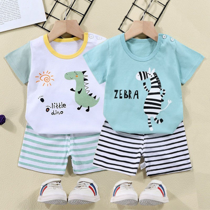 Baby Clothing Dividers - Baumwolle T-shirts + Shorts 2-stück Trainingsanzug