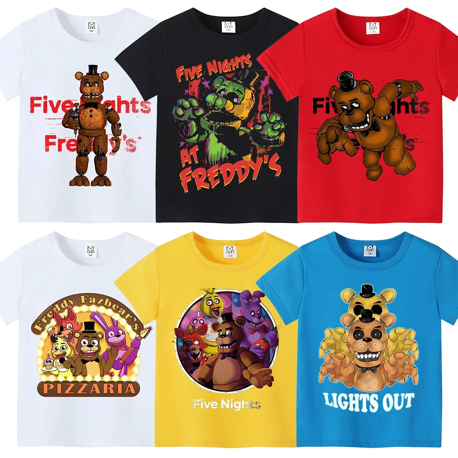 Baby Clothing Dividers - Five Nights Freddys Theme Kurzes Hemd