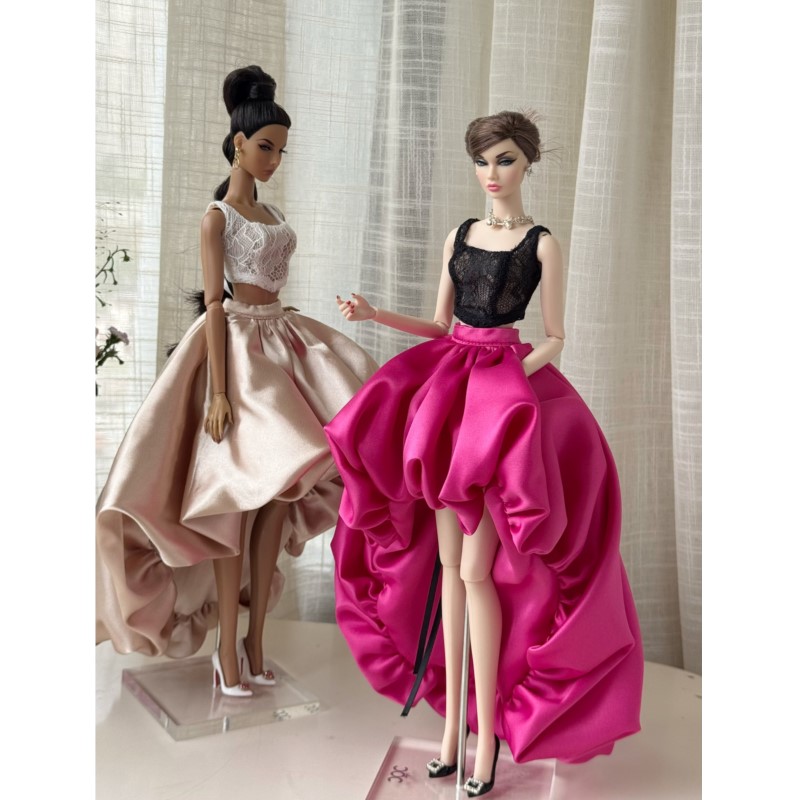 Baby Clothing High End - Supermodel-Puppe, hochwertiges, klassisches Oberteil mit Schnürung