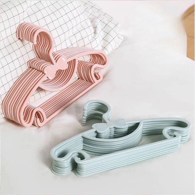 Baby Clothing Hanging Rack - 12-teiliges Baby-Kinder-Kleiderbügel-Set, langlebiger, rutschfester Kleiderständer, Organizer