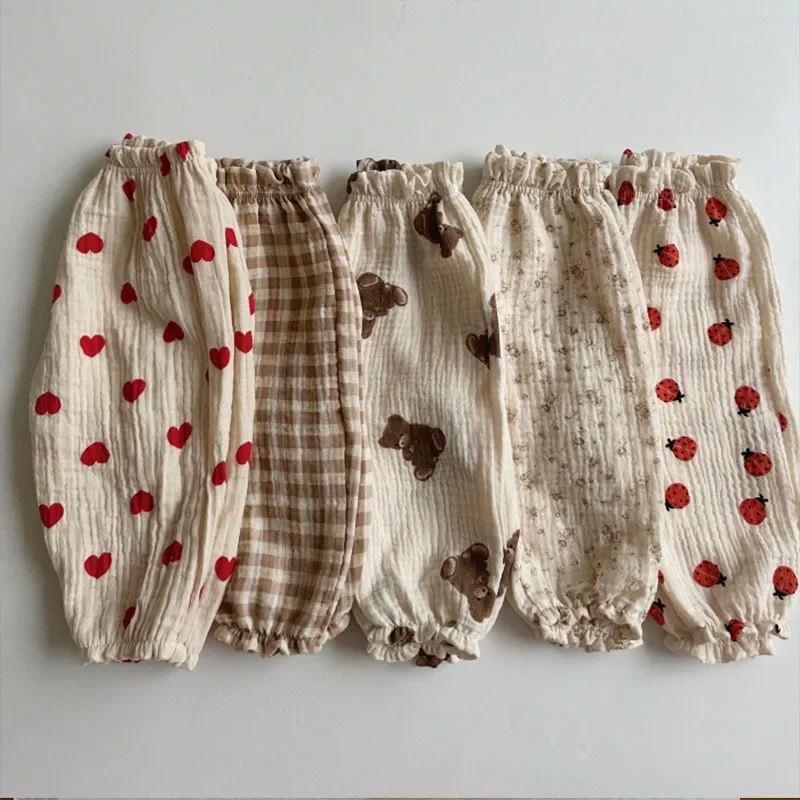 Baby Clothing Organic - Weiche Musselin-Kleidung Hosen Pantalons Caprihosen Bio-Baumwolle
