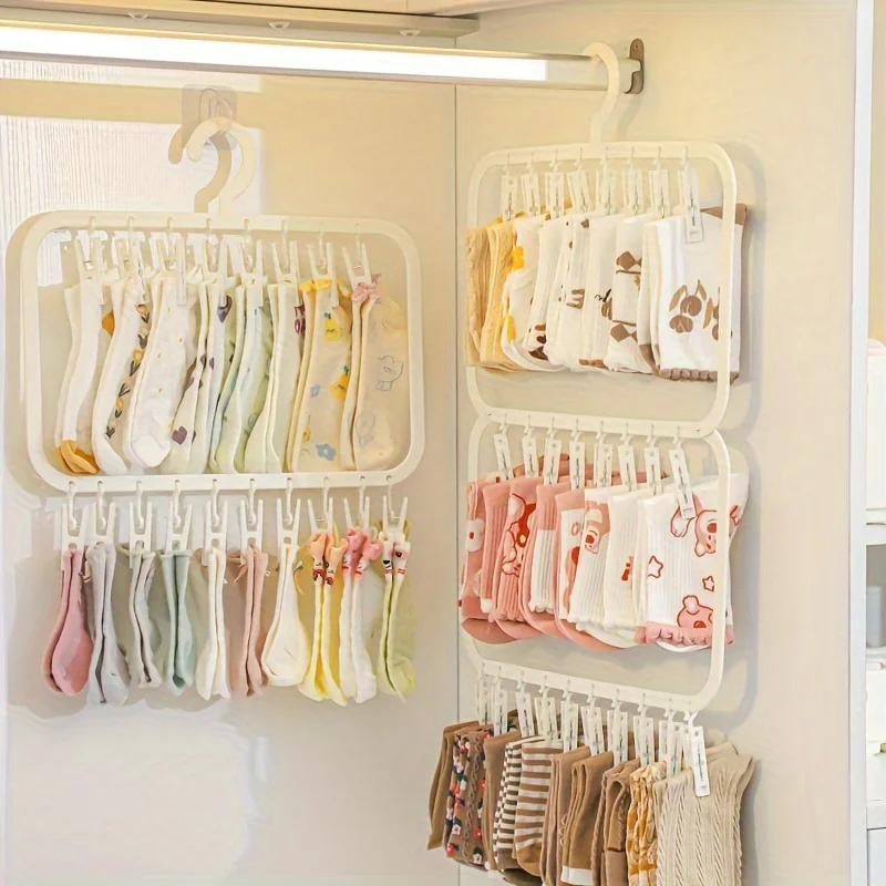 Multifunktionaler Kleiderbügel – Baby Clothing Hanging Rack Bewertung und Preis