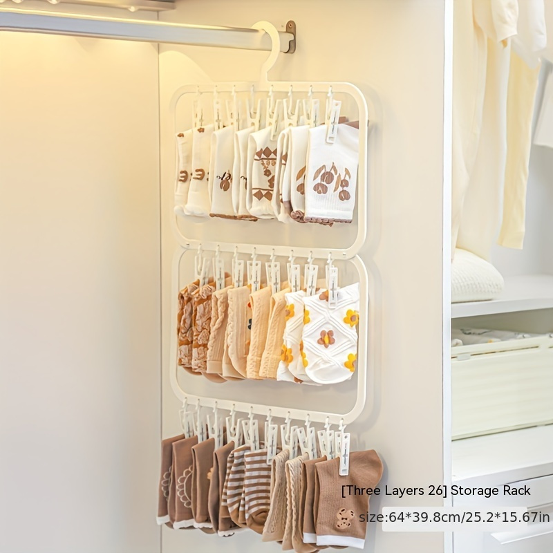 Multifunktionaler Kleiderbügel – Baby Clothing Hanging Rack Bewertung und Preis
